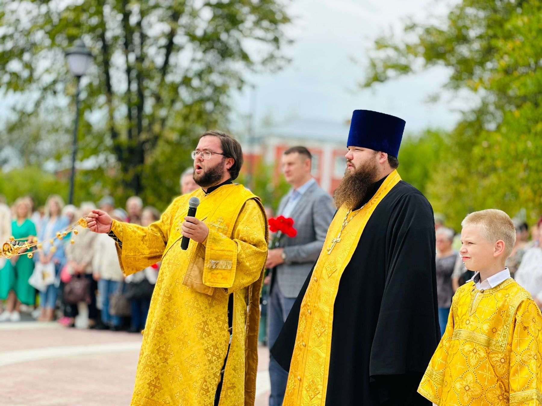 Открытие мемориального комплекса в Павловском Посаде
