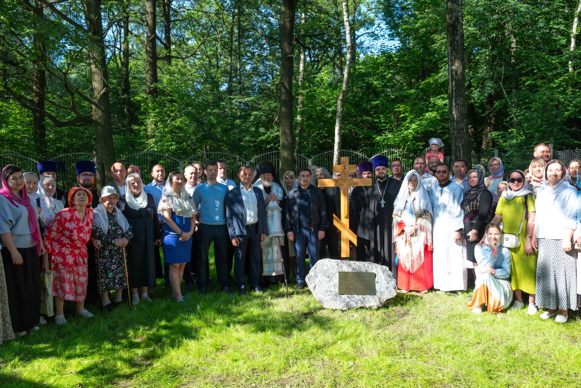 Великое освящение храма Игоревской иконы Божией Матери в Балашихе и  закладка нового каменного храма 16.06.2024