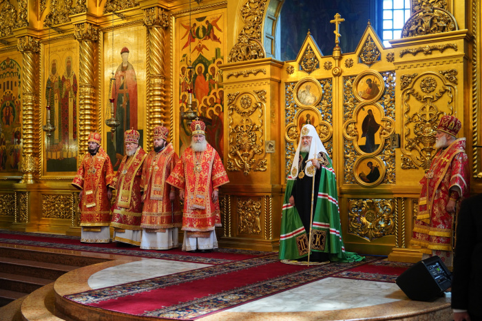 Патриаршее богослужение в Николо-Угрешском ставропигиальном монастыре