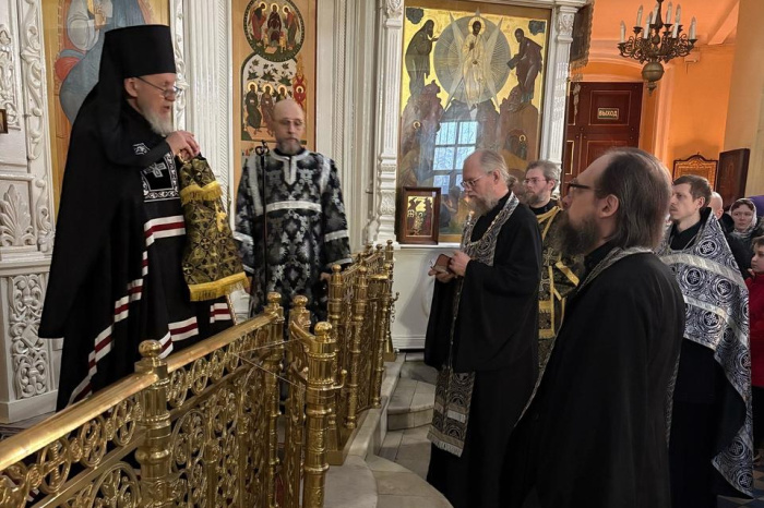 Прощёное воскресенье в Преображенском кафедральном соборе Балашихи