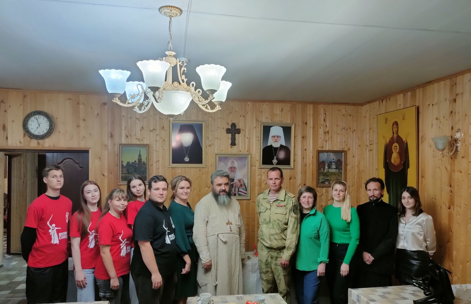 Встреча с волонтёрами в Ликино-Дулёве