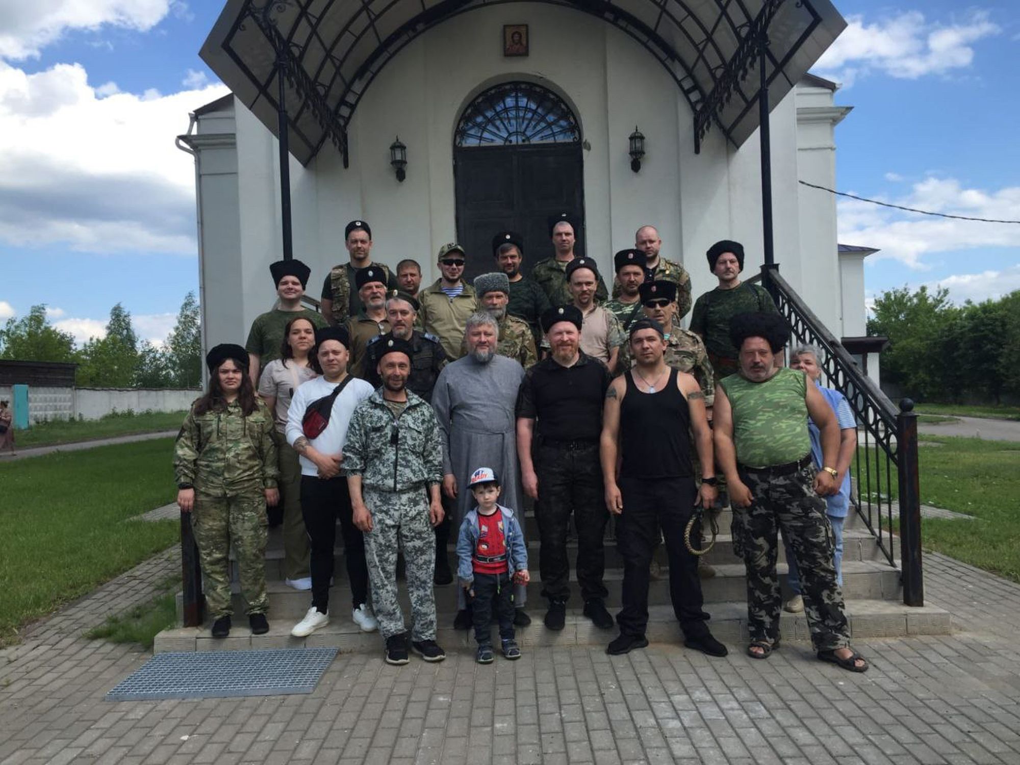 Встреча с казаками в Знаменском храме города Щёлково 08.06.2024