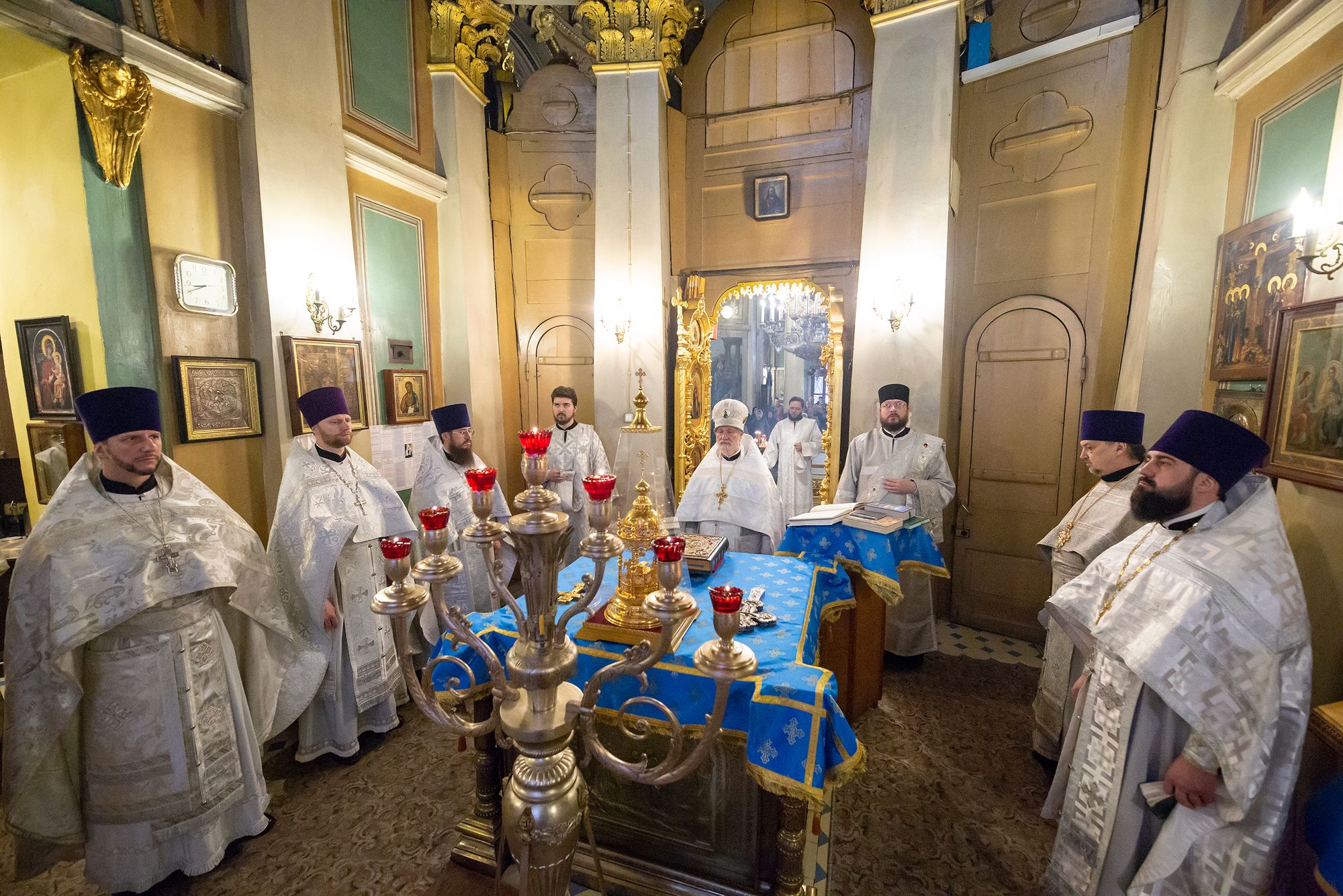 Отпевание священника Иоанна Солнцева