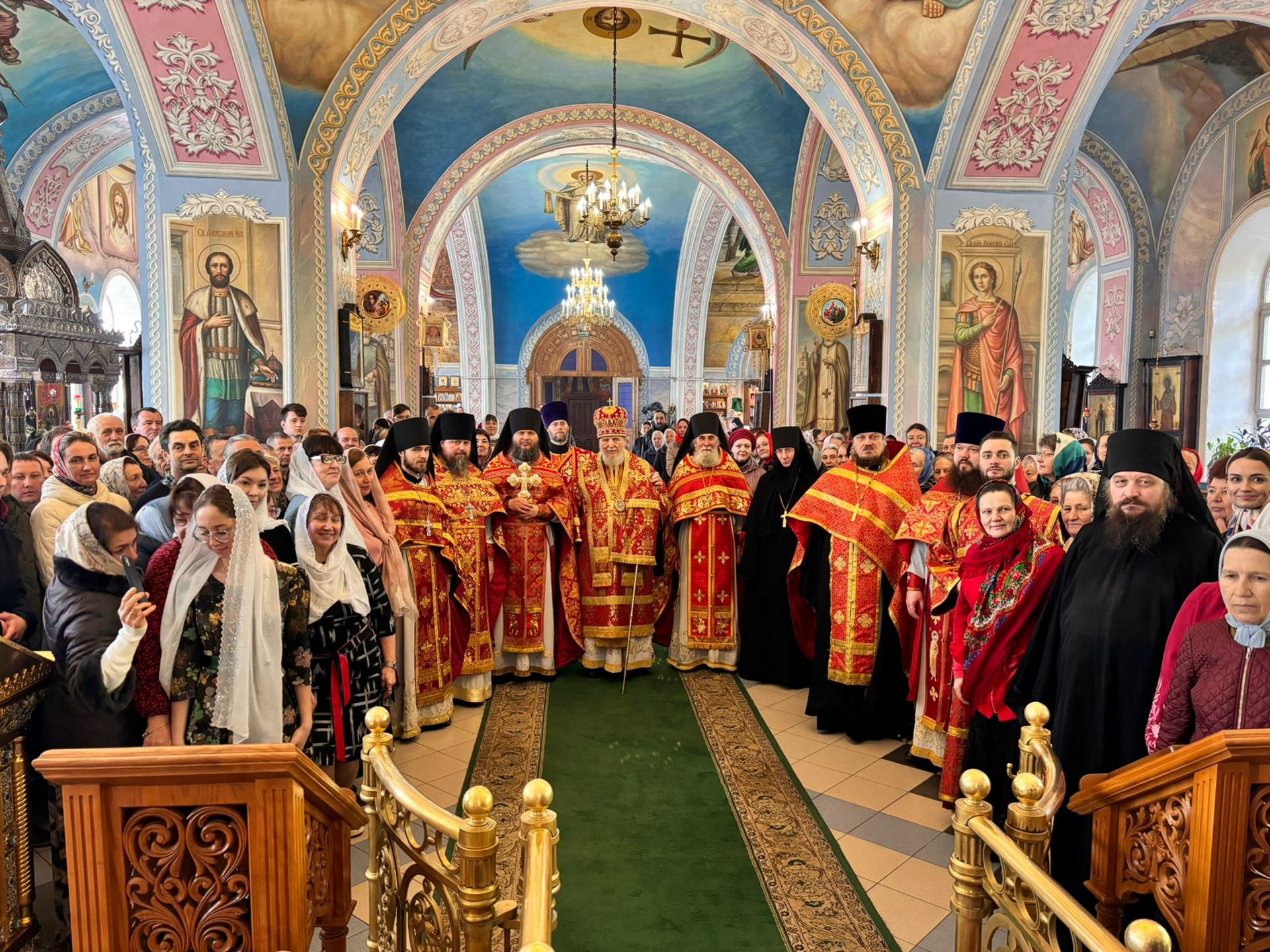 Пасхальное посещение Покровско-Васильевского мужского монастыря
