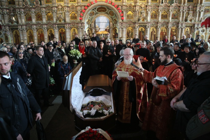 Отпевание народного художника Российской Федерации академика Вячеслава Зайцева