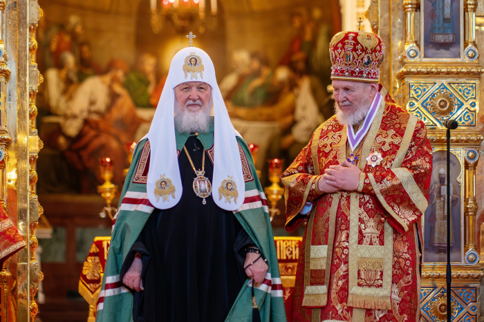 Патриаршее богослужение в Храме Христа Спасителя