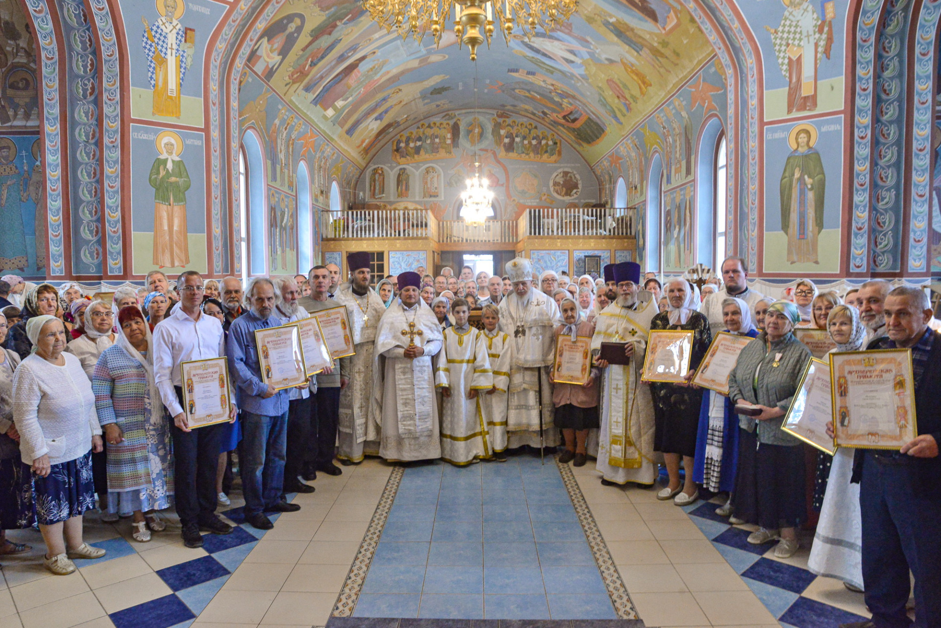 Освящение Иоанно-Предтеченского храма г. Фряново 