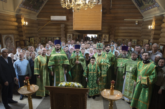 Престольный праздник в Серафимовском храме Балашихи 