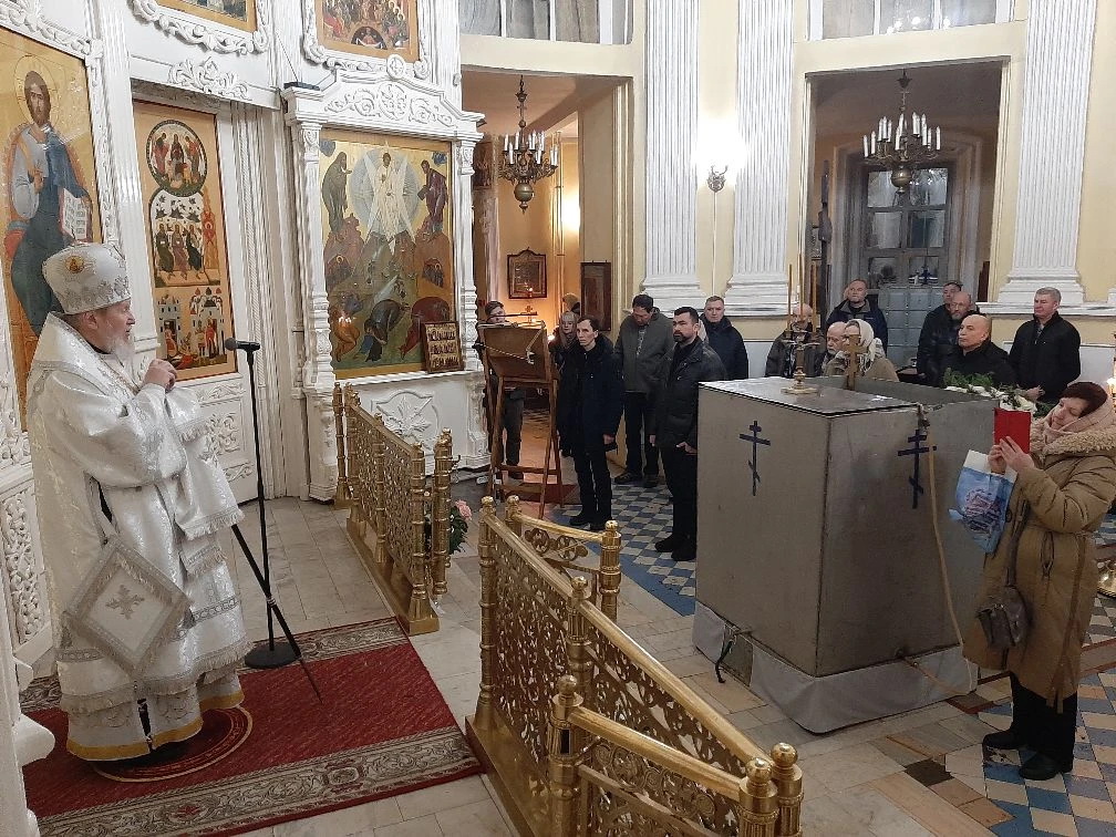 Праздник Крещения Господня в Преображенском кафедральном соборе Балашихи