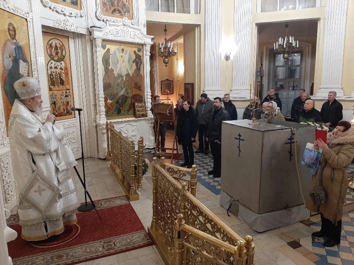 Праздник Крещения Господня в Преображенском кафедральном соборе Балашихи