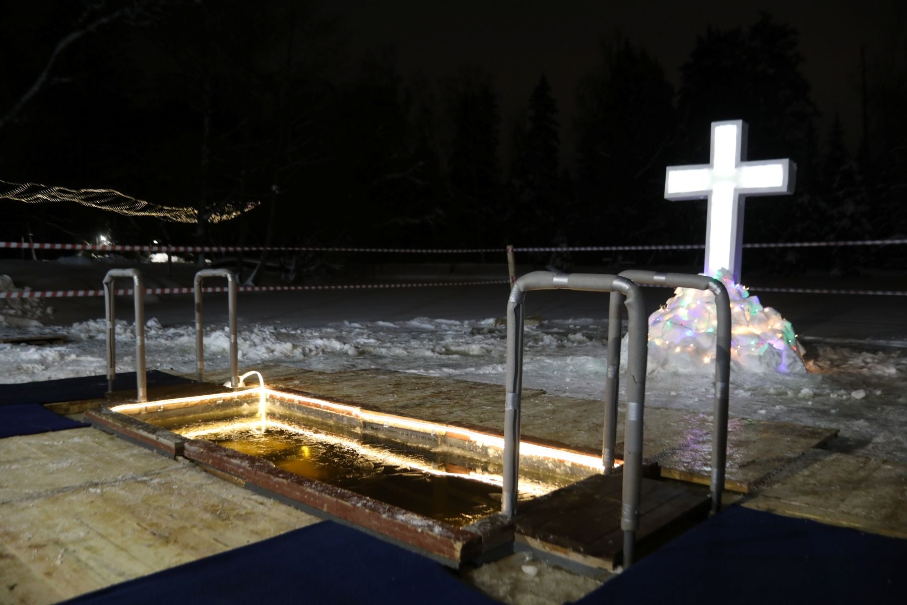 Праздник Крещения Господня в воинской части Балашихи