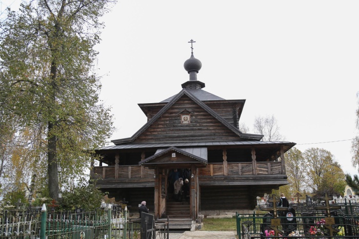 Освящение Вознесенского храма села Воскресенское 