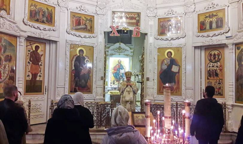 Неделя 1-я Великого поста в Преображенском кафедральном соборе Балашихи