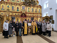 Поездка родственников участников СВО в Никольский храм деревни Большая Дубна