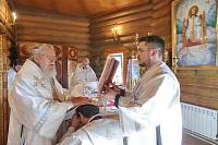 Престольный праздник в Преображенском храме деревни Малая Дубна 