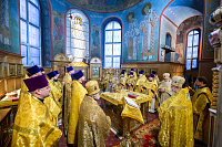 Праздничное богослужение в Троицком соборе города Щёлково