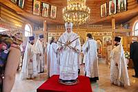 Престольный праздник в Преображенском храме деревни Малая Дубна 