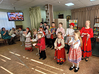 Масленица в воскресной школе при Троицком соборе города Щёлково