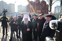 Освящение креста для Князь-Владимирского храма в Балашихе