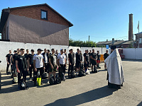 Проводы призывников в Павловском Посаде
