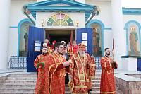 Архиерейское богослужение в Казанском храме села Иванисово