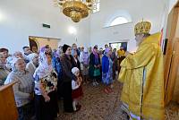 Архиерейское богослужение в храме иконы Божией Матери «Взыскание погибших» поселка Свердловский 