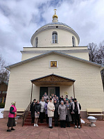 Поездка родственников участников СВО в Никольский храм деревни Большая Дубна
