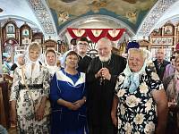 Архиерейское богослужение в Покровском храме села Пустоша