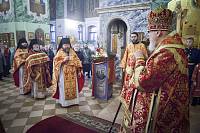 Архиерейское богослужение в Гуслицком монастыре