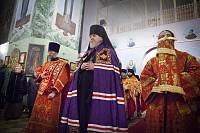 Архиерейское богослужение в Гуслицком монастыре