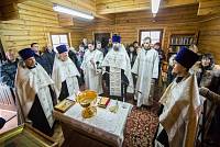 Освящение часовни страстотерпца царевича Алексия на территории УВД «Щелковское»