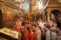 Богослужение в&nbsp;Московском Кремле