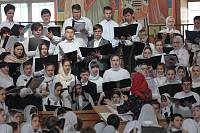 Архиерейское богослужение с участием Сводного детского хора Московской епархии в Богоявленском соборе Ногинска