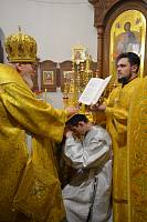 Архиерейское богослужение в храме преподобного Саввы Сторожевского микрорайона Заря 