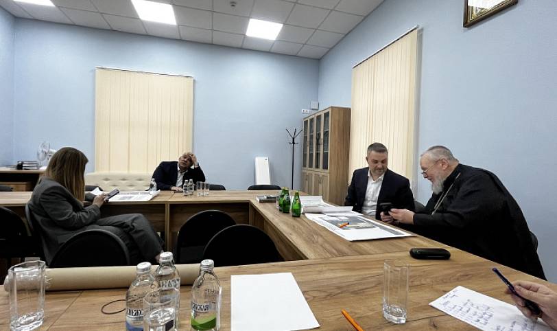 Совещание по вопросу строительства здания Епархиального духовно-просветительского центра в Балашихе 