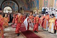 Архиерейское богослужение с участием Сводного детского хора Московской епархии в Богоявленском соборе Ногинска