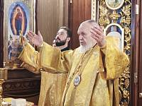 Архиерейское богослужение в Покровском храме села Пустоша