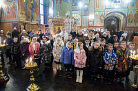Праздничное богослужение в Троицком соборе города Щёлково