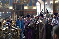 Архиерейское богослужение в Богоявленском соборе Ногинска