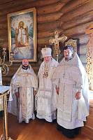 Престольный праздник в Преображенском храме деревни Малая Дубна 