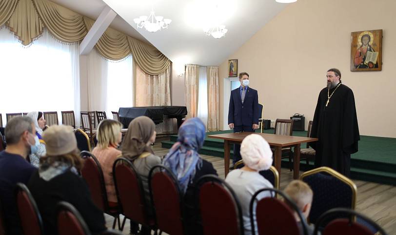 Передача материальной помощи пострадавшим при взрыве газа в Ногинске