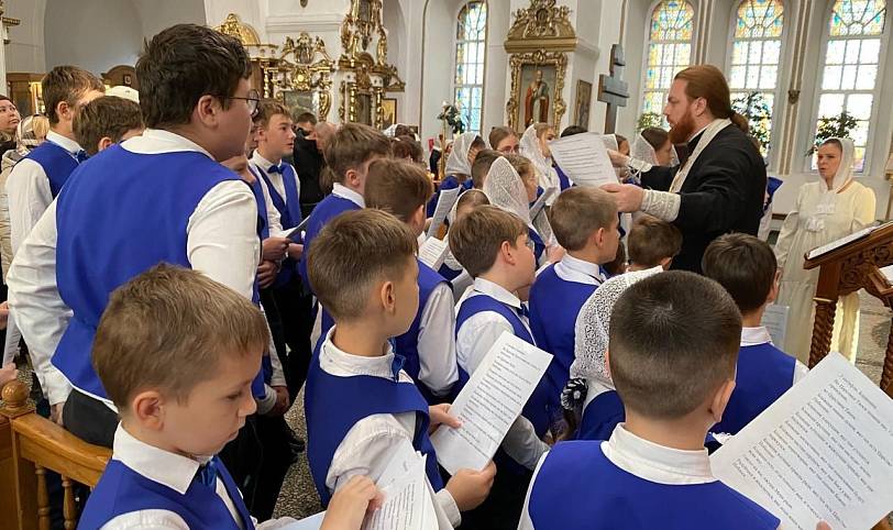 Певческий выезд детско-юношеского хора Орехово-Зуевского благочиния в Казанскую митрополию