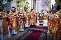 Архиерейское богослужение в Гуслицком монастыре