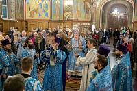 Архиерейское богослужение в Троицком соборе города Щёлково