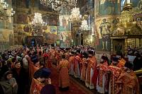 Праздник Собора новомучеников и&nbsp;исповедников Церкви Русской в&nbsp;Успенском соборе Московского Кремля