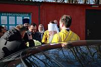 Освящение креста для Князь-Владимирского храма в Балашихе