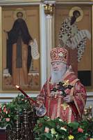 Архиерейское богослужение с участием Сводного детского хора Московской епархии в Богоявленском соборе Ногинска