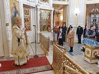 Архиерейское богослужение в Преображенском кафедральном соборе Балашихи