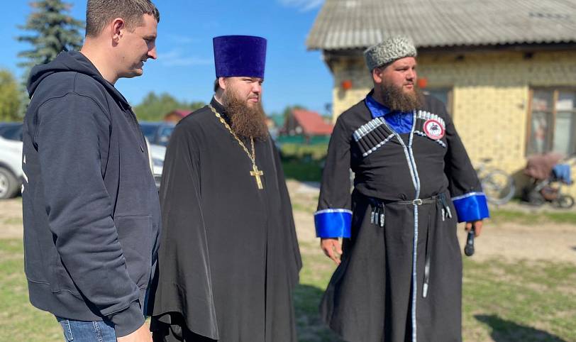 Открытие соревнований по рубке шашкой «Казарла» в Павловском Посаде