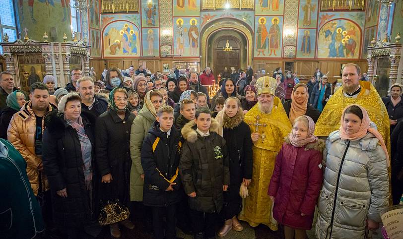 День памяти святого апостола Андрея Первозванного в Троицком соборе г. Щёлково